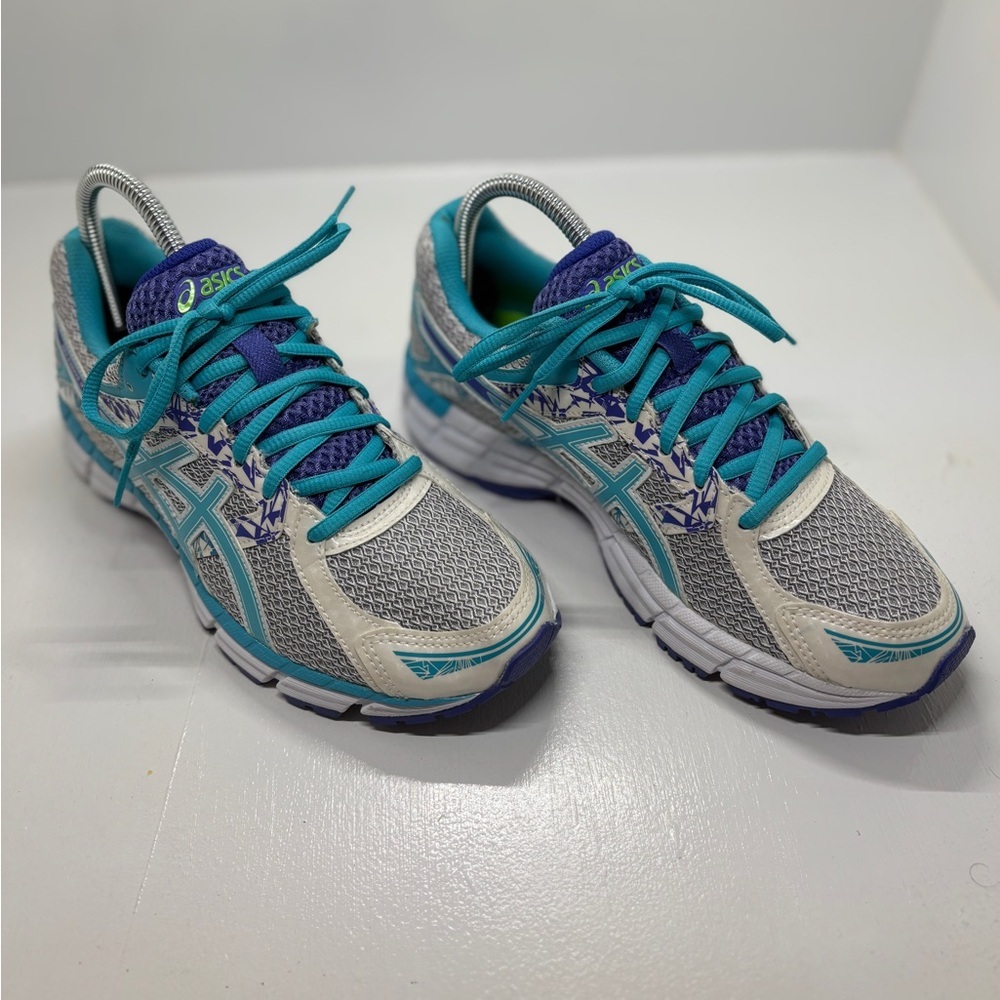 ASICS GEL-Excite 3 Women’s Running Shoe Size 7.5 Blue Teal Silver T5B9N Athletic - Picture 3 of 13